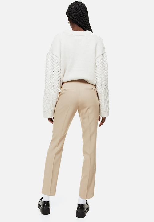 H&M - Cigarette trousers - beige
