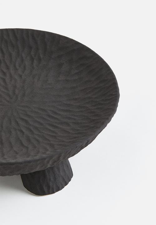 H&M - Stoneware bowl - black