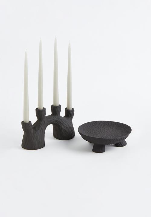 H&M - Stoneware bowl - black