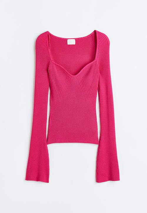H&M - Rib-knit jumper - cerise