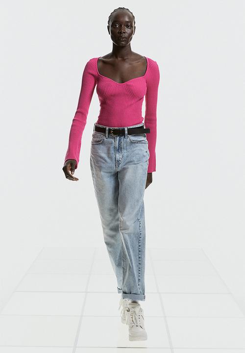 H&M - Rib-knit jumper - cerise