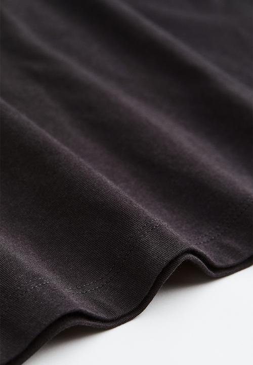 H&M - T-shirt with a motif - dark grey/nirvana 