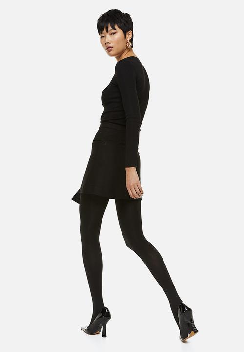 H&M - Square-necked top - black