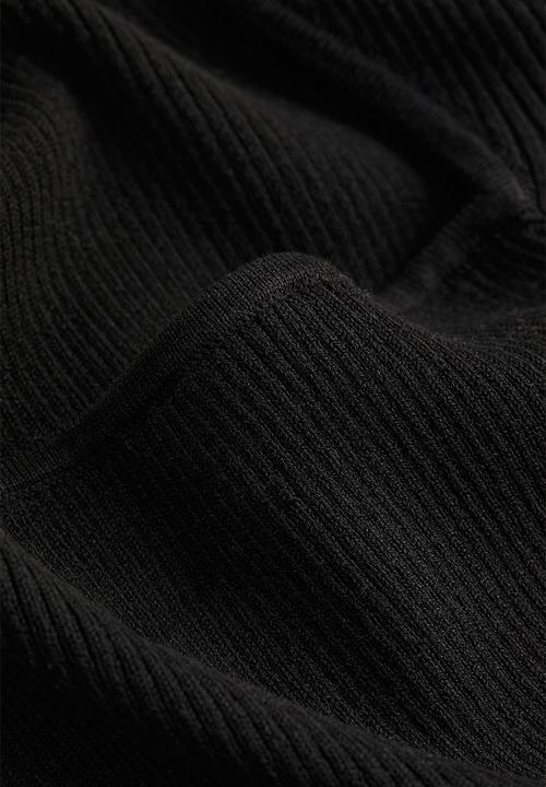 H&M - Square-necked top - black