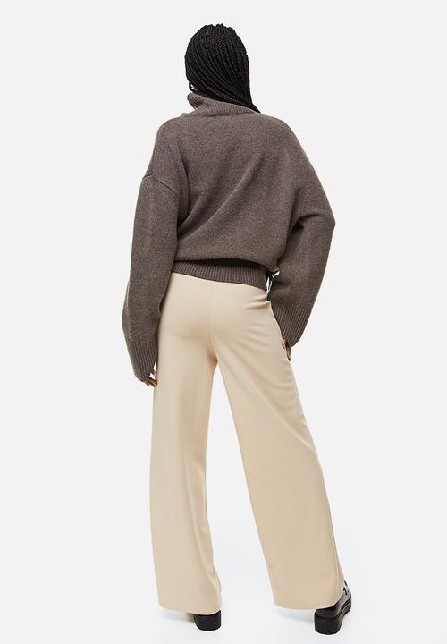 H&M - Wide trousers - beige