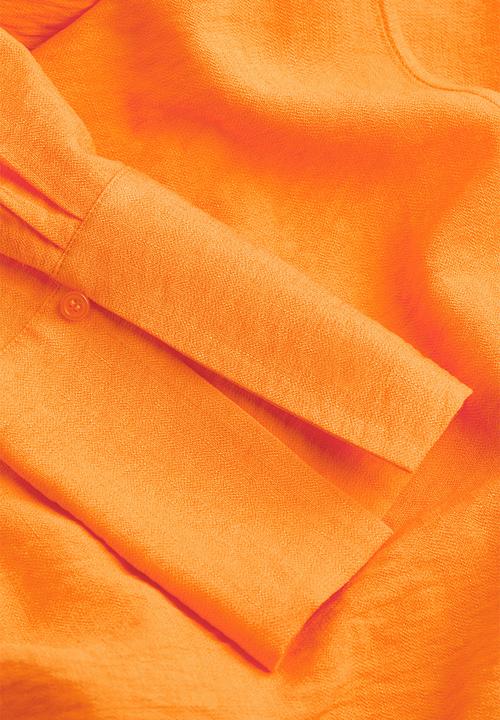 H&M - Tie-detail wrap dress - orange