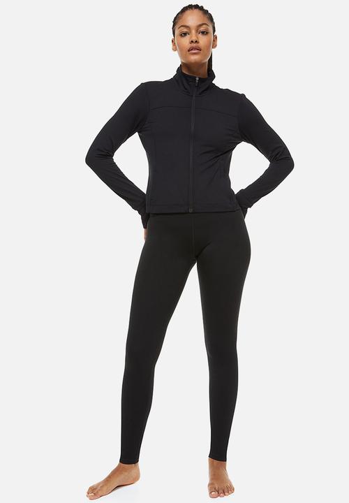H&M - Softmove™ sports jacket - black
