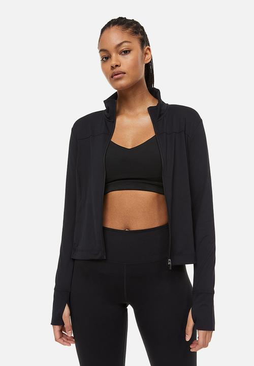 H&M - Softmove™ sports jacket - black