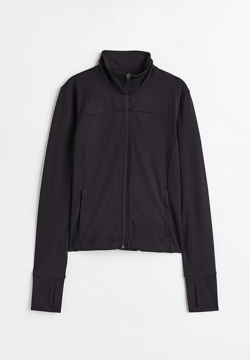 H&M - Softmove™ sports jacket - black