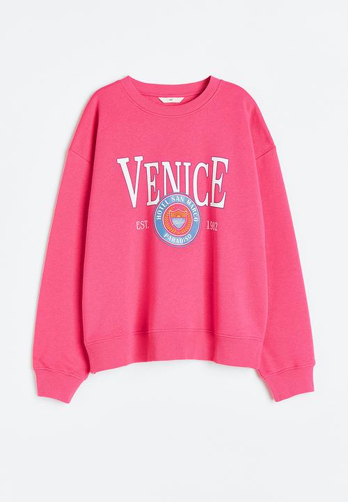 H&M - Crew-neck sweatshirt - pink/venice