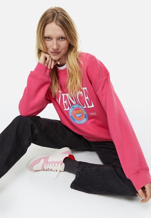 H&M - Crew-neck sweatshirt - pink/venice