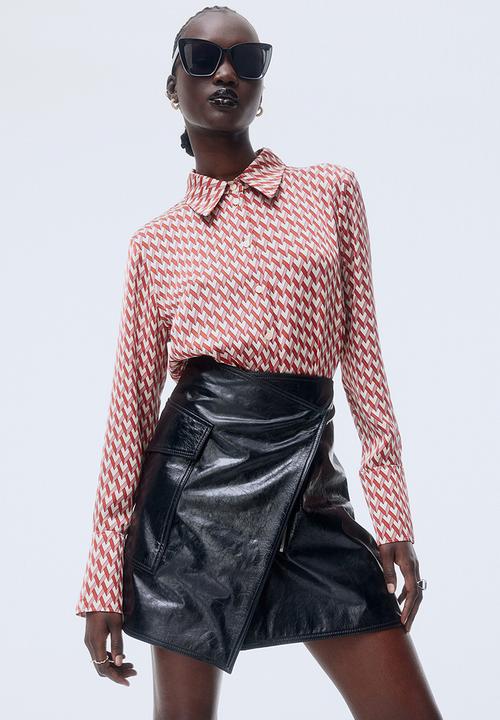 H&M - Fitted shirt - multi,red