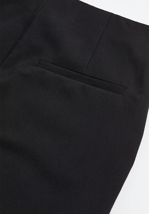 H&M - Flared trousers - black