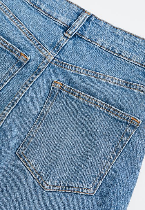 H&M - Wide high jeans - denim blue 