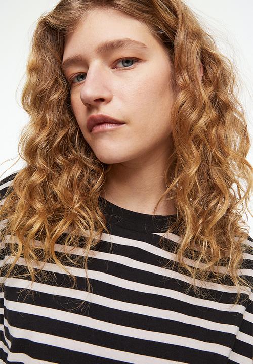 H&M - Oversized jersey top - black,multi