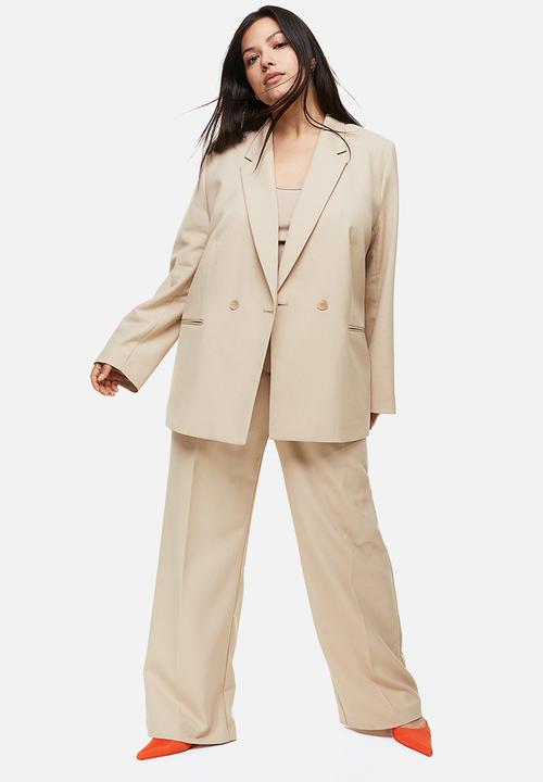 H&M - Double-breasted blazer - beige