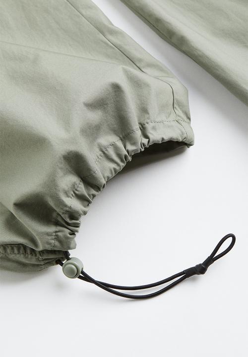 H&M - Parachute trousers - light khaki green 