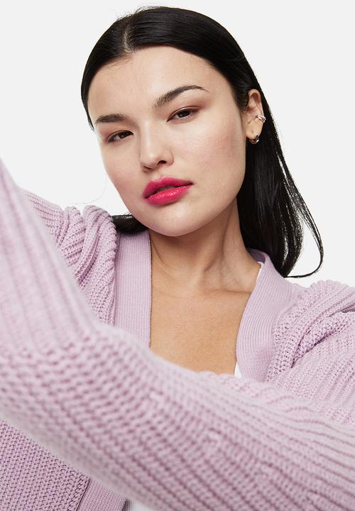 H&M - Rib-knit cardigan - light purple 