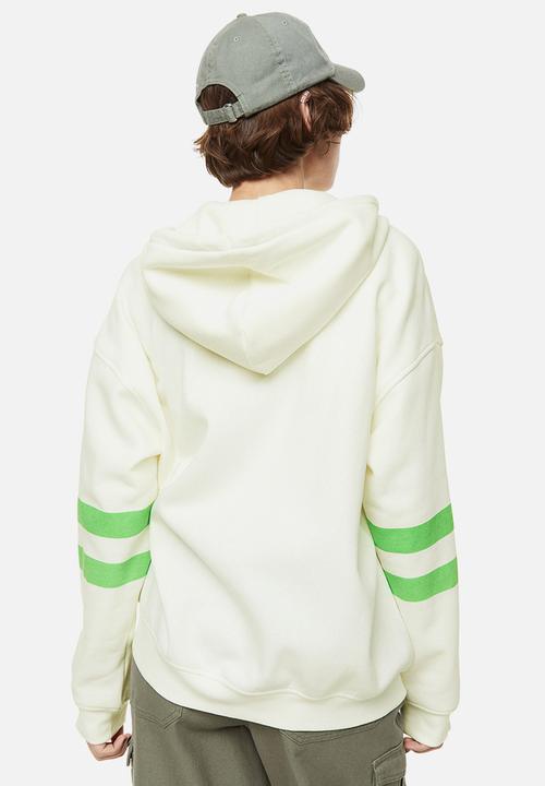 H&M - Printed zip-through hoodie - multi,white