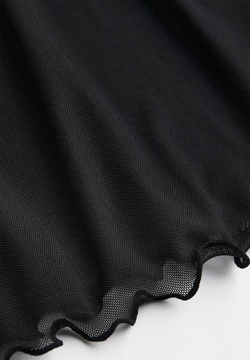 H&M - Mesh dress - black