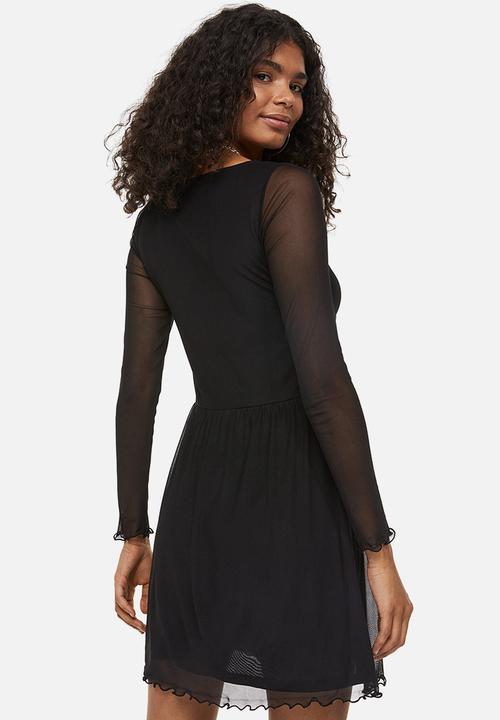 H&M - Mesh dress - black