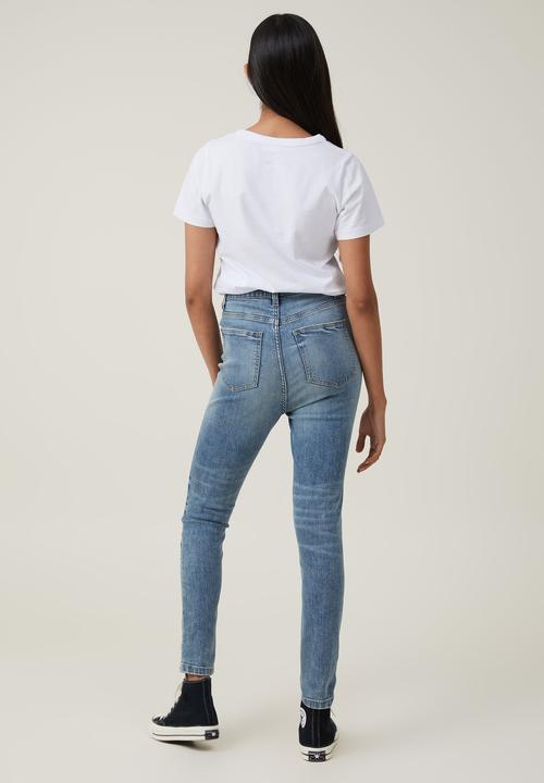 Cotton On - Ultra high stretch jean - surfers blue