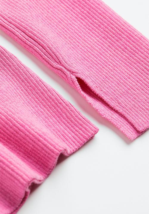 H&M - Square-necked top - pink