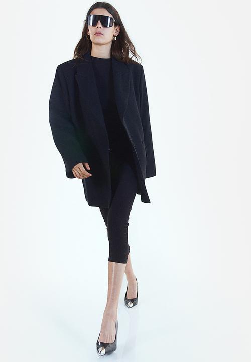 H&M - Gathered bodycon dress - black