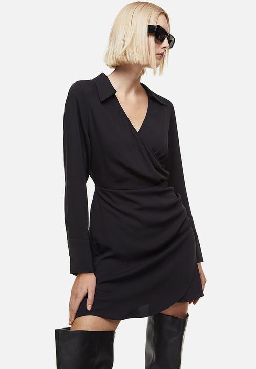 H&M - Wrap dress - black