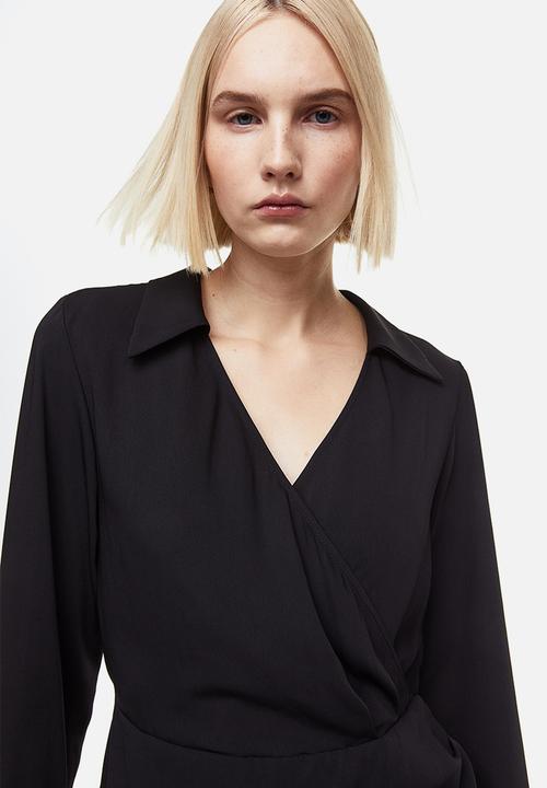 H&M - Wrap dress - black