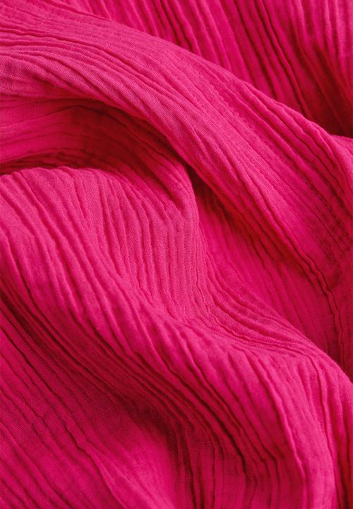 H&M - Crinkled blouse - cerise