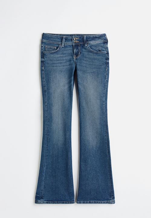 H&M - Flared low jeans - denim blue