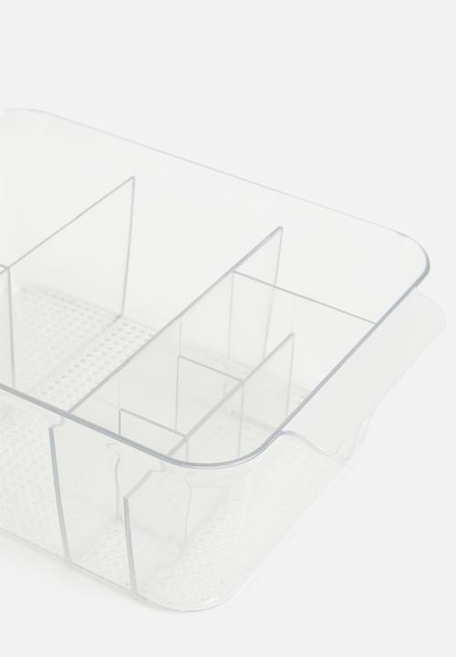 Sixth Floor - Aqua fridge organiser - clear