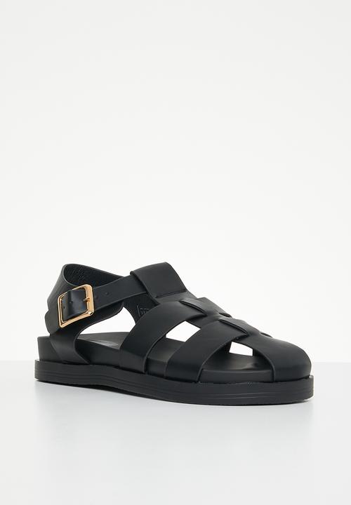Cotton On - Isla fisherman sandal - black  