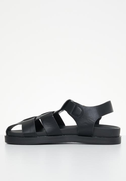 Cotton On - Isla fisherman sandal - black  