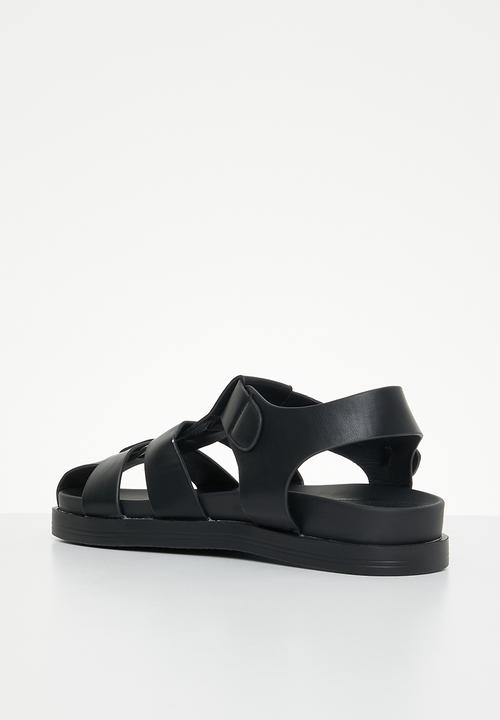 Cotton On - Isla fisherman sandal - black  