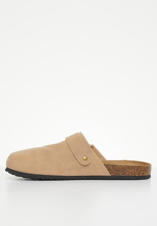 Cotton On - Rex buckle mule - pink beige micro
