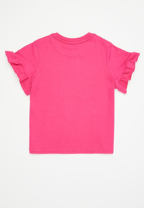 Pop Candy - Girls 2 pack printed tees - lilac & pink