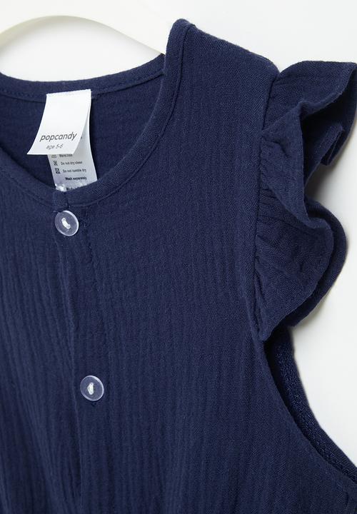 Pop Candy - Girls playsuit - navy