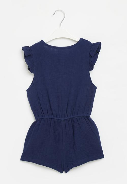 Pop Candy - Girls playsuit - navy