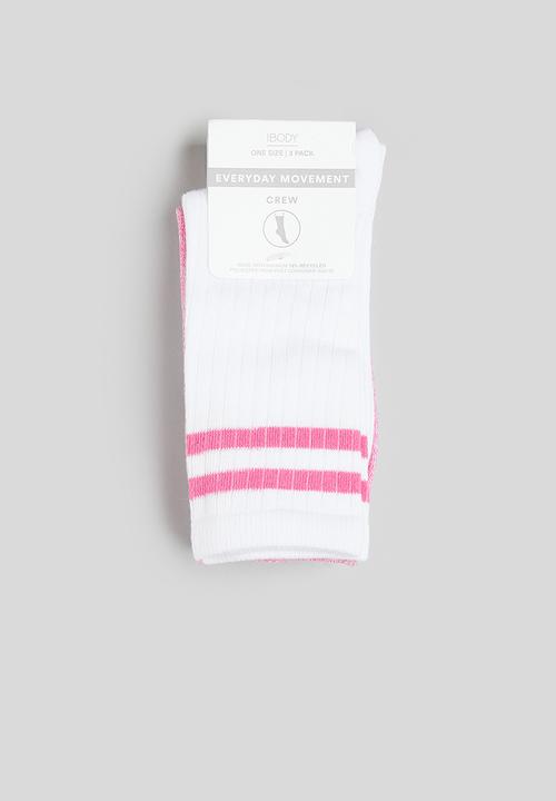 Cotton On - Body 3 pack crew sock - candy pink/ blushing bride
