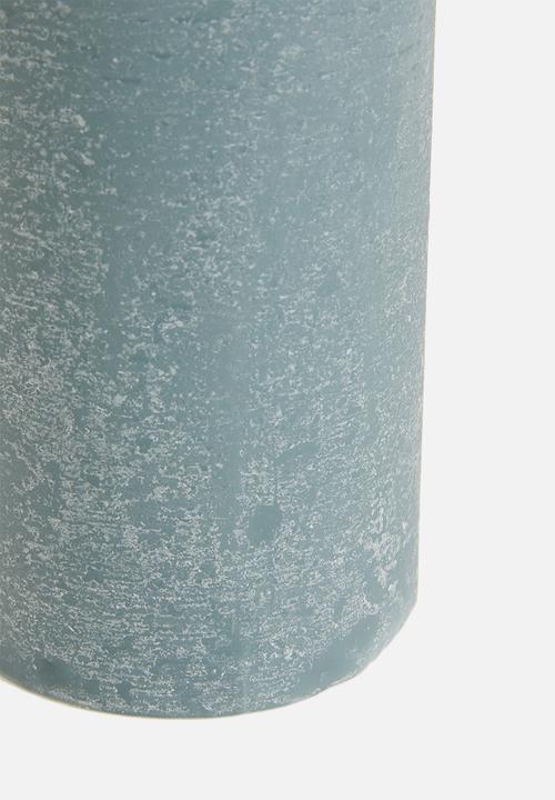 H&S - Pillar candle - blue