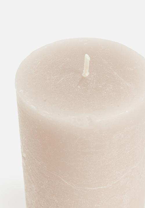 H&S - Pillar candle – light pink