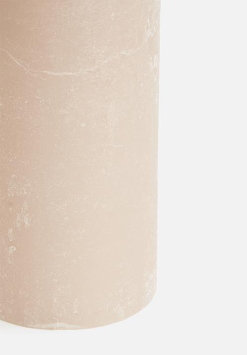 H&S - Pillar candle – light pink