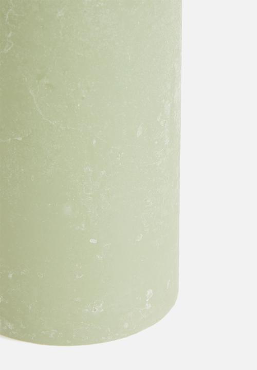 H&S - Pillar candle – mid green