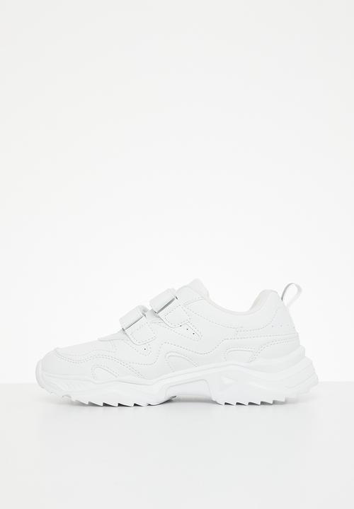 Toughees - Youth velcro sneaker - white