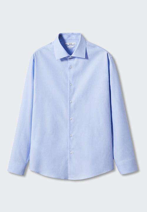 MANGO - Shirt emeritol - sky blue