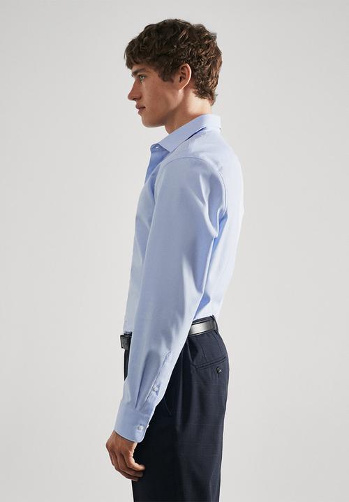MANGO - Shirt emeritol - sky blue