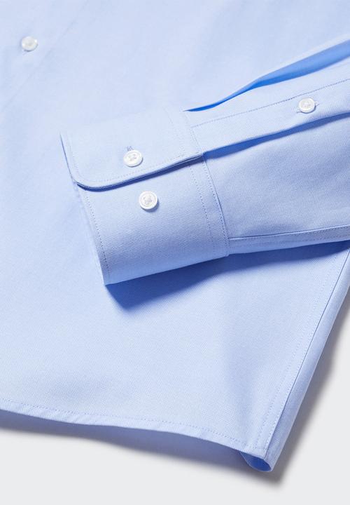 MANGO - Shirt emeritol - sky blue
