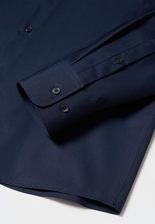 MANGO - Shirt emeritol - navy